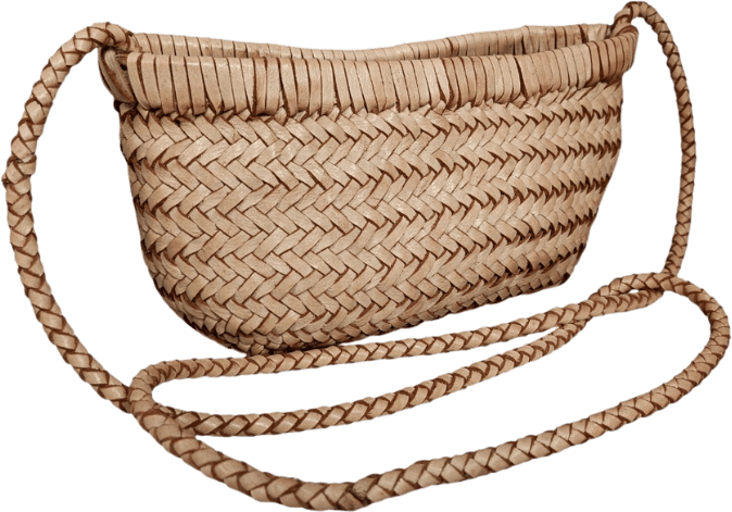 beige bini bag