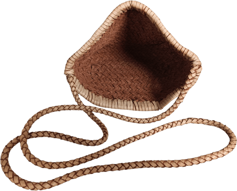 beige bini bag
