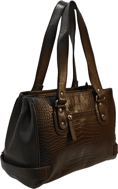 brown shoulder bag