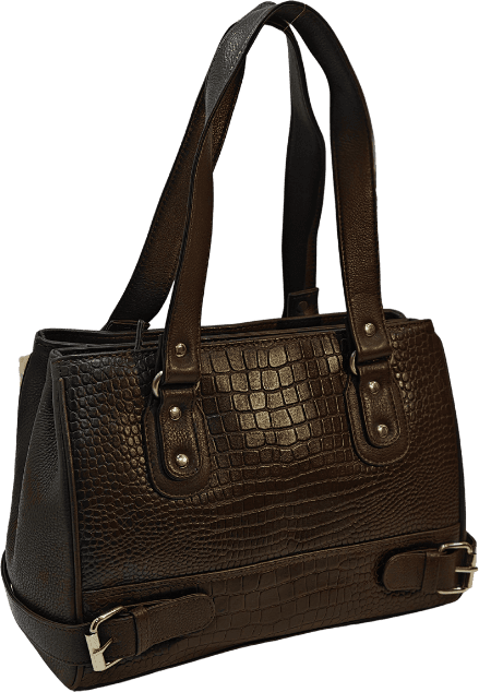 brown shoulder bag