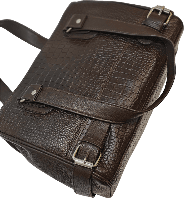 brown shoulder bag
